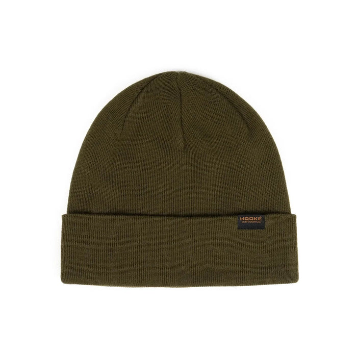 HOOKE OUTDOOR MERINO BEANIE DARK OLIVE