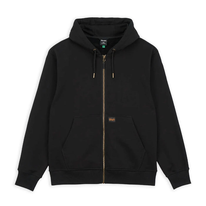 HOOKE SIGNATURE ZIP-UP HOODIE BLACK MENS HOODY