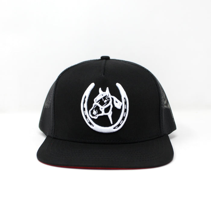 Horseshoe Embroidered Trucker Hat