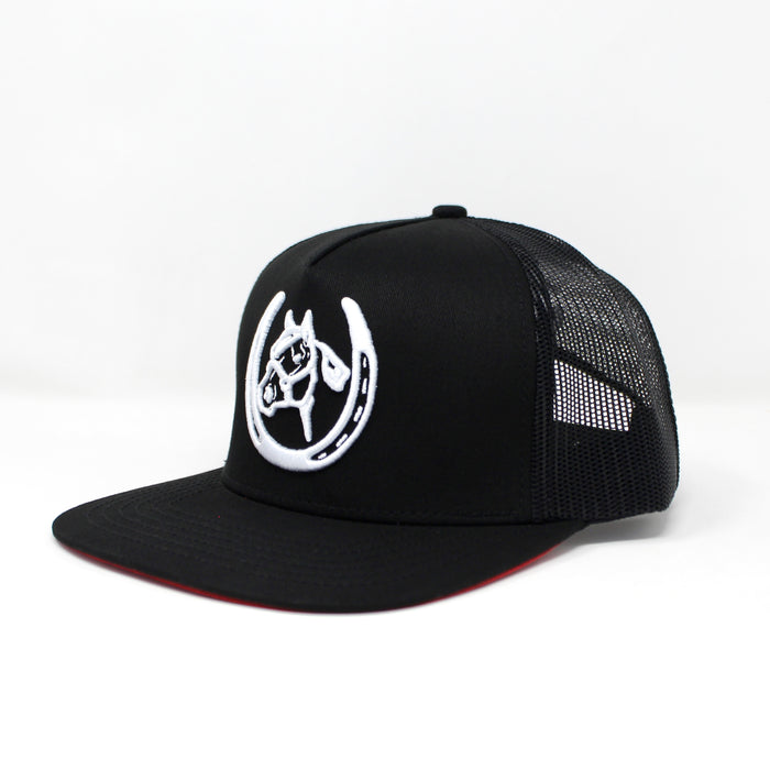 Horseshoe Embroidered Trucker Hat