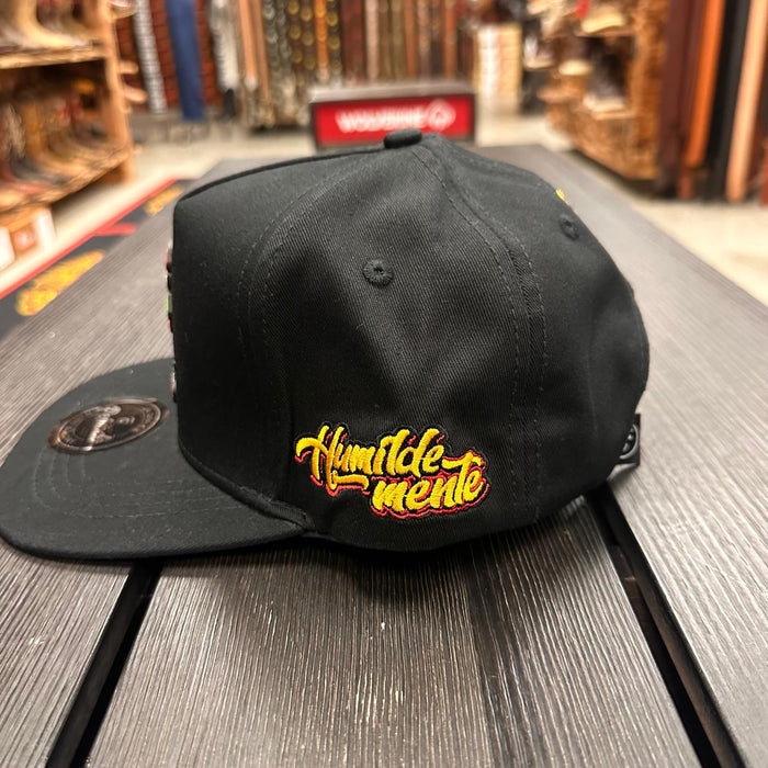 "Humilde mente" Patch Hat - Black Cachucha Belica