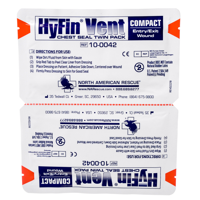 Hyfin Vent Chest Seal Twin Pack
