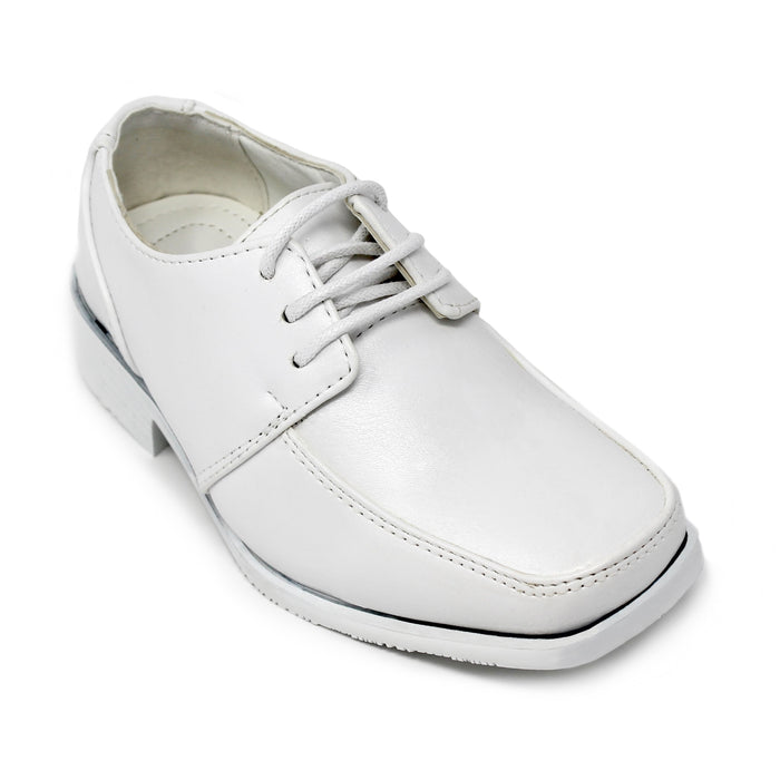 Infant Lace-Up Loafers- White