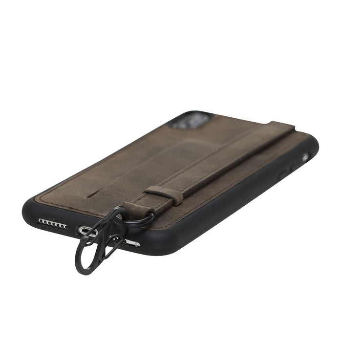 iPhone 12 Pro Snap - on Leather Grip Case by Hardiston - premium iPhone 12 Cases