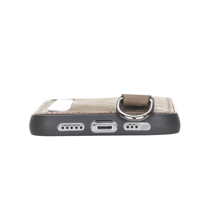 iPhone 12 Pro Snap - on Leather Grip Case by Hardiston - premium iPhone 12 Cases