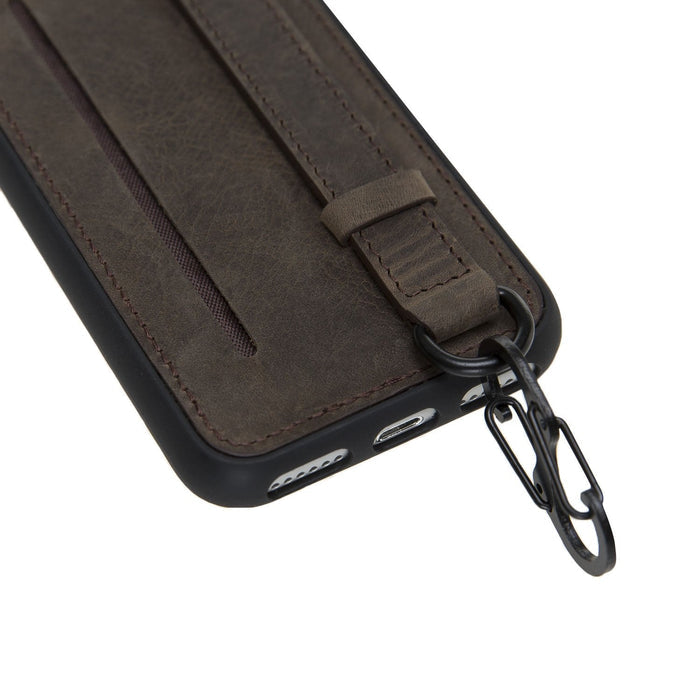 iPhone 12 Pro Snap - on Leather Grip Case by Hardiston - premium iPhone 12 Cases