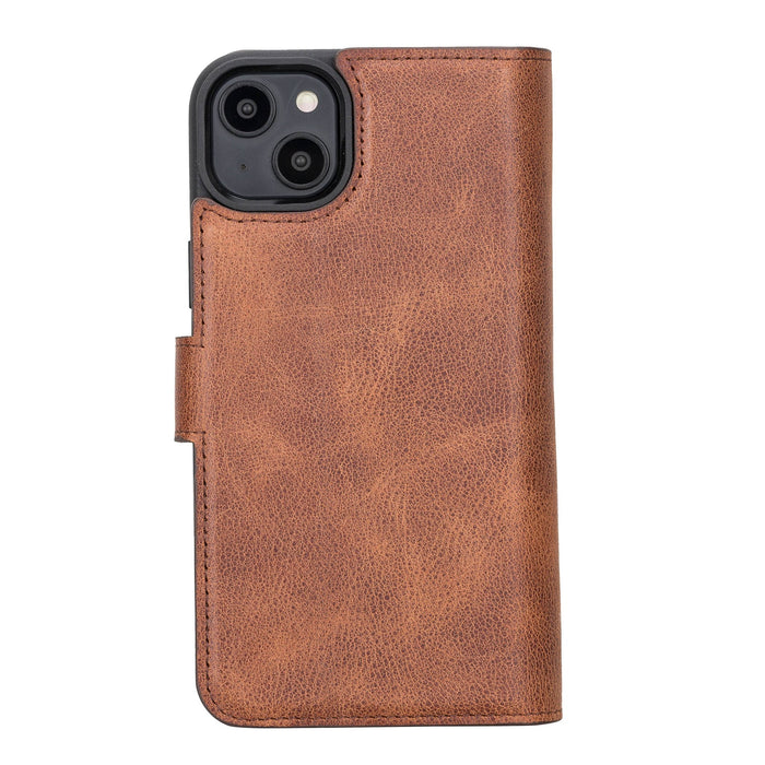 iPhone 14 Plus Leather Dual Wallet Case by Hardiston - premium iPhone 14 Cases