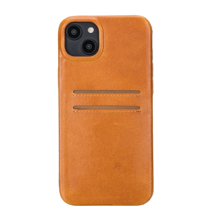 iPhone 14 Plus Leather Snap - On wallet case by Hardiston - premium iPhone 14 Cases