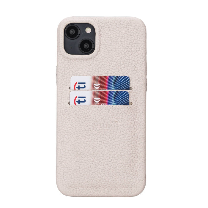 iPhone 14 Plus Leather Snap - On wallet case by Hardiston - premium iPhone 14 Cases