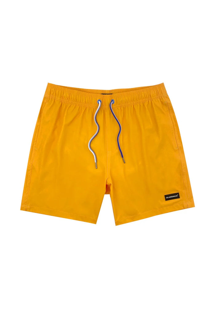 ISLAND HAZE LAVANA 6" STRETCH SOLID VOLLEY SHORT MANGO MENS SHORTS