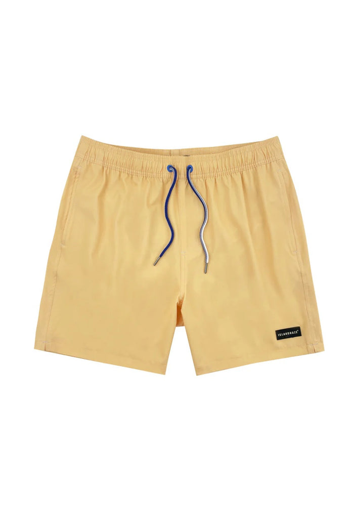 ISLAND HAZE LAVANA 6" STRETCH SOLID VOLLEY SHORT PINEAPPLE MENS SHORTS