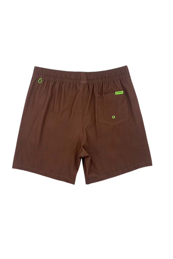 ISLAND HAZE LAVANA 6" STRETCH VOLLEY SHORT BROWN MENS SHORTS