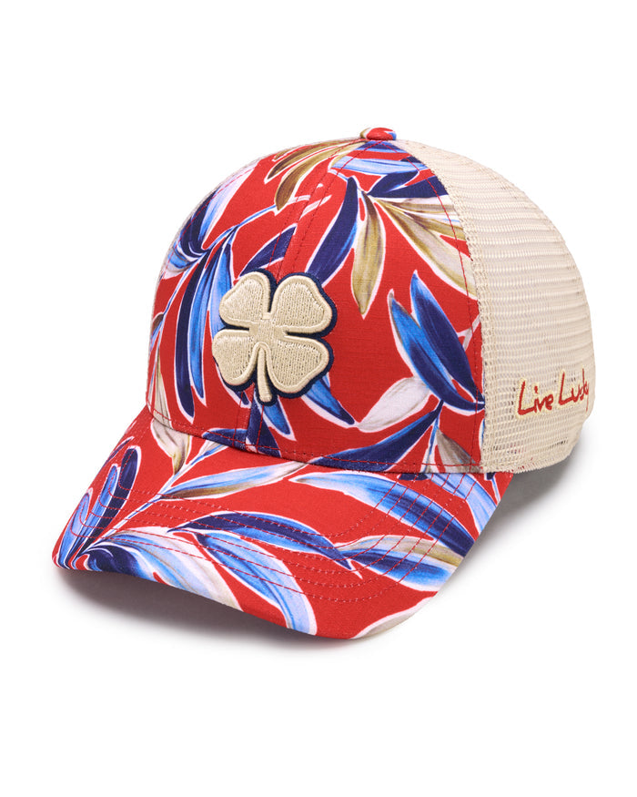 Island Luck 32 - Tropical Mesh Hat