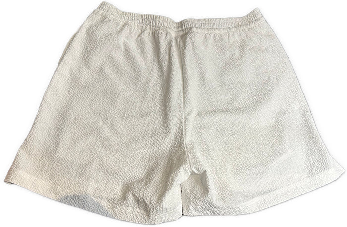 J. Lindeberg White Textured Diana Shorts Size L