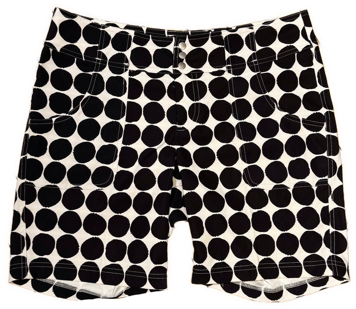 Jofit Women's Black & White Polka Dot Golf Shorts Size 4