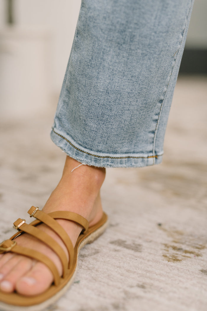 Judy Blue High Waist Ankle Straight Leg Jeans
