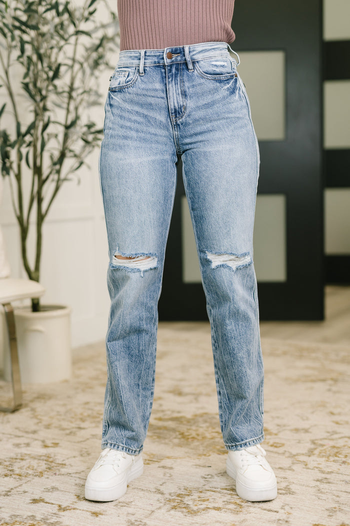 Judy Blue High Waist Rigid Magic Slim Straight Jeans