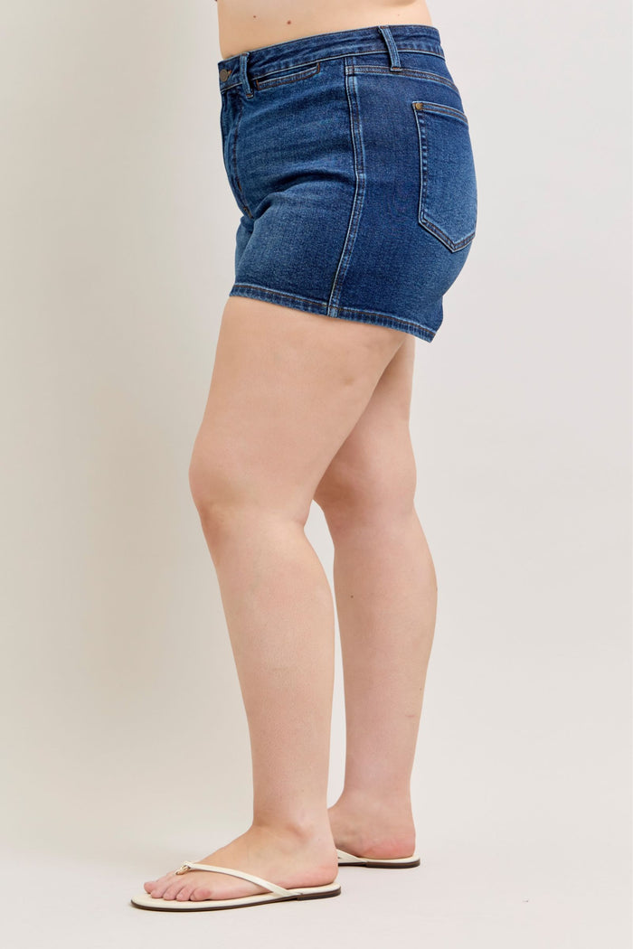 Judy Blue High Waist Tummy Control Slim Short