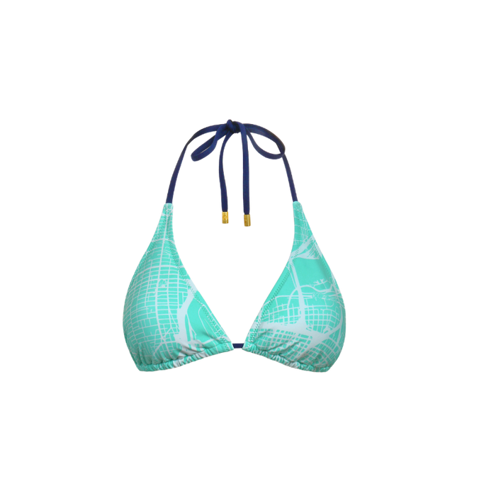 Kansas City Teal Town Women's Bikini Top