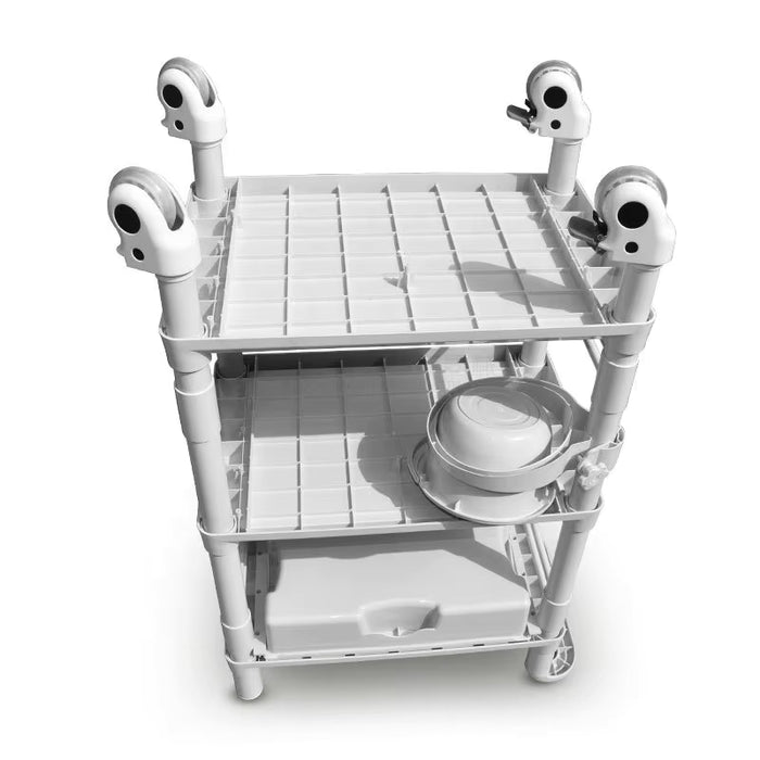 Karma Limmen 3 Tier Beauty & Medical Trolley Large - Lashmer