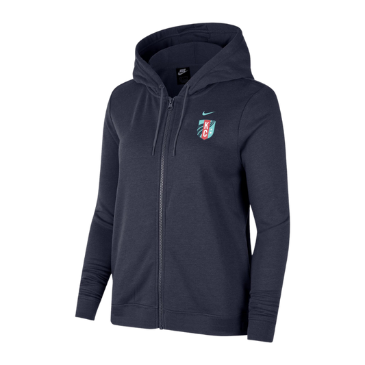 KC Current Nike Women's Crest Full-Zip Hoodie