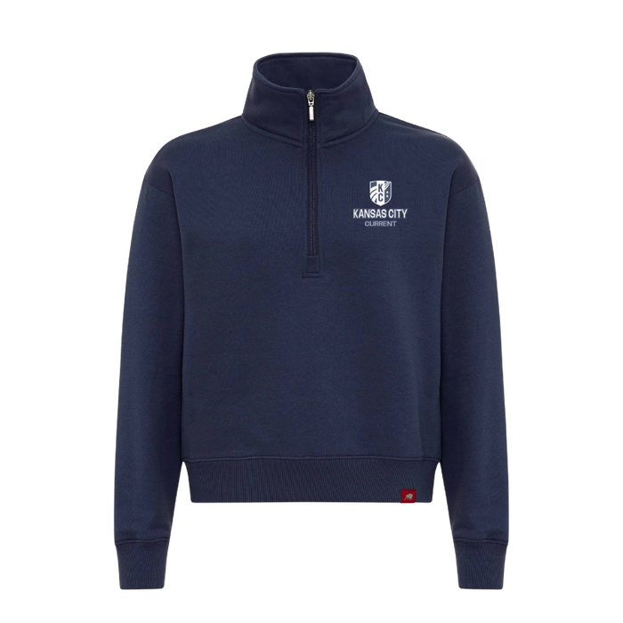 KC Current Women's Basic Print Quarter-Zip