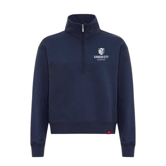 KC Current Women's Basic Print Quarter-Zip