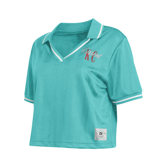 KC Current Women's Crop Polo Top