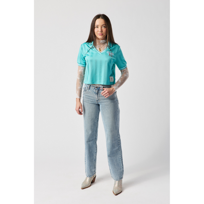KC Current Women's Crop Polo Top