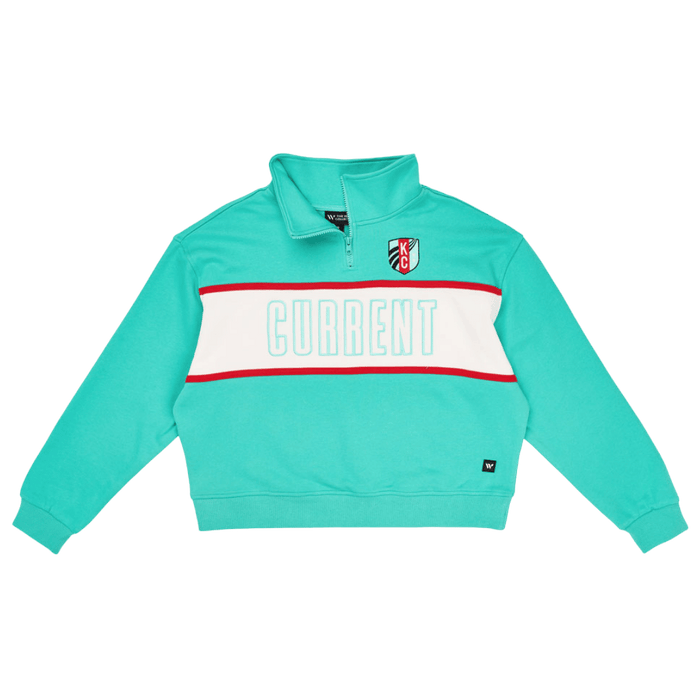 KC Current Women's Iconic Teal Quarter-Zip