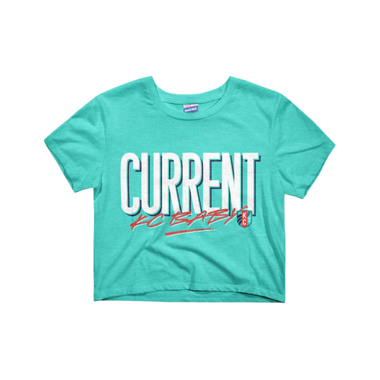 KC Current Women's KC Baby Script Crop Tee