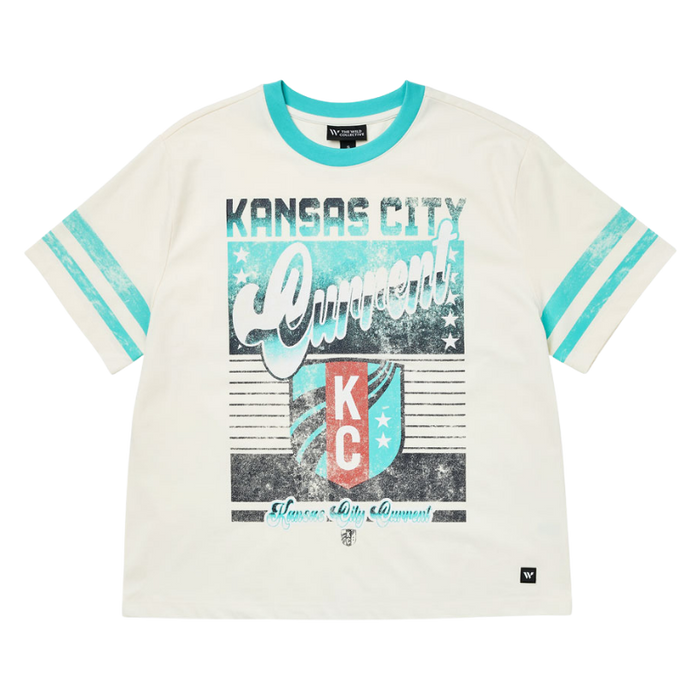 KC Current Women's Retro Wash Drop Shoulder T-Shirt