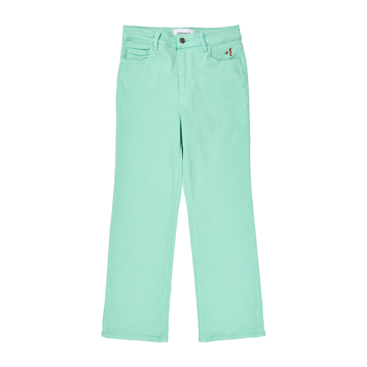 KC Current Women's Teal Mersea Straight Leg Jeans