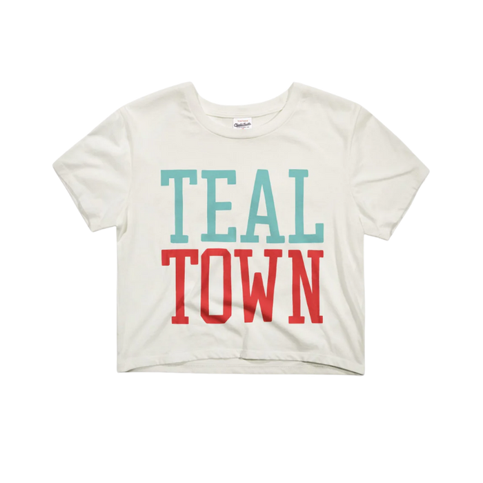 KC Current Women's Teal Town Crop Tee