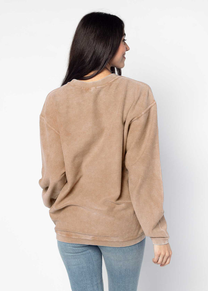 Kentucky Wildcats Women's Latte Corded Sweatshirt