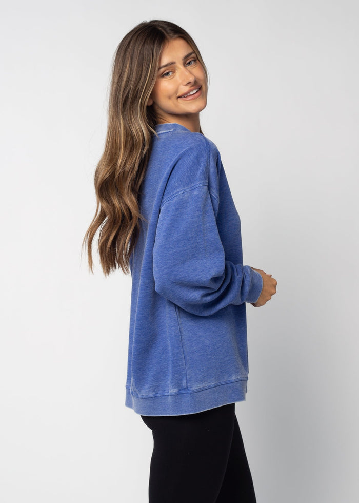 Kentucky Wildcats Women's Signature Burnout Crewneck Sweatshirt