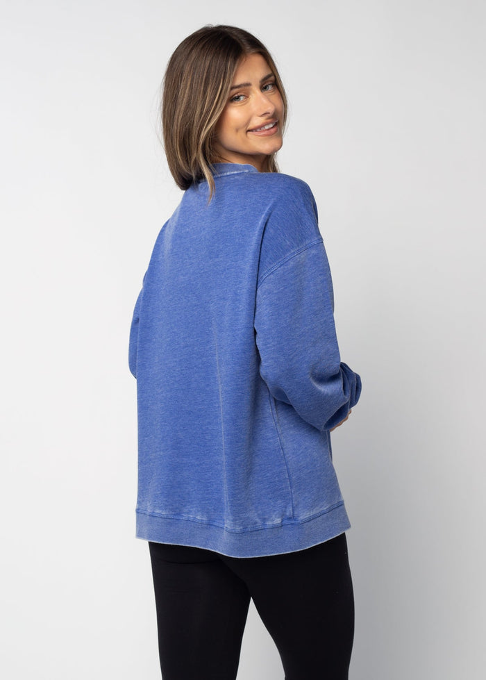 Kentucky Wildcats Women's Signature Burnout Crewneck Sweatshirt