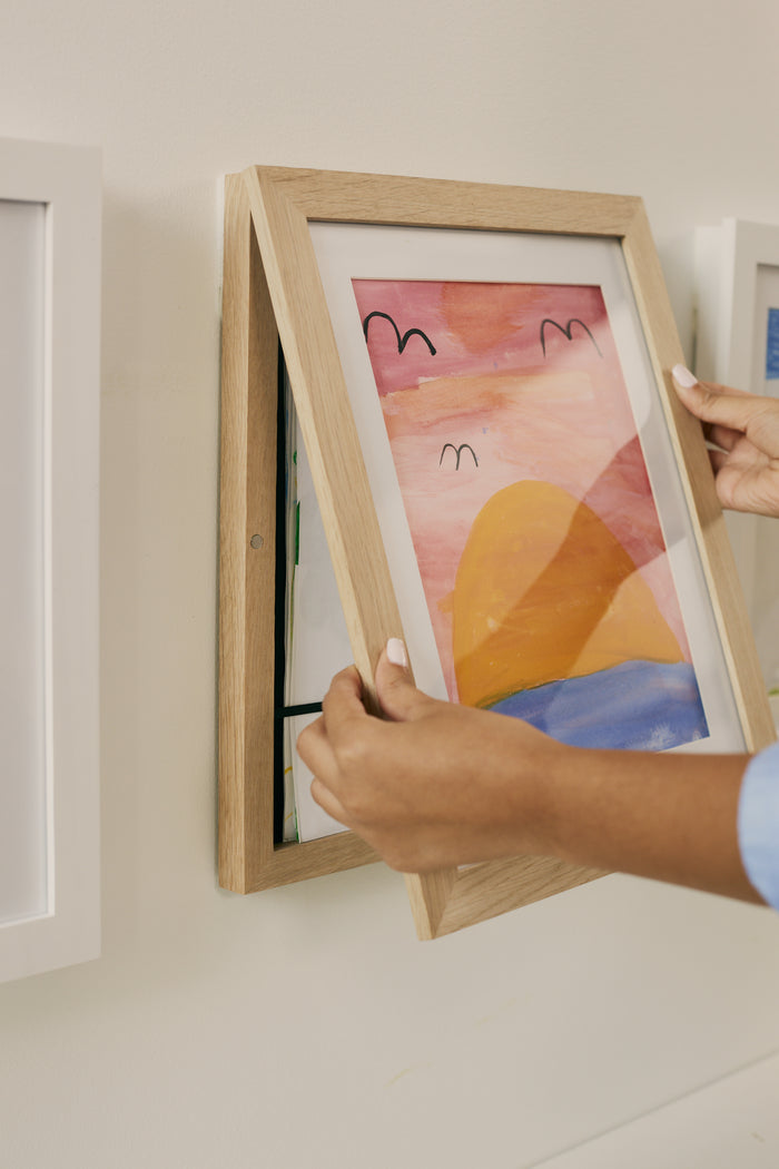 Kids Art Frame in Solid Oak, 8.5x11 in | 22x28 cm