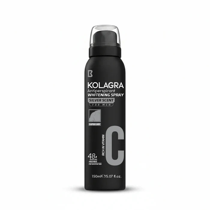Kolagra Antiperspirant WHITENING SPRAY For Men-150ml