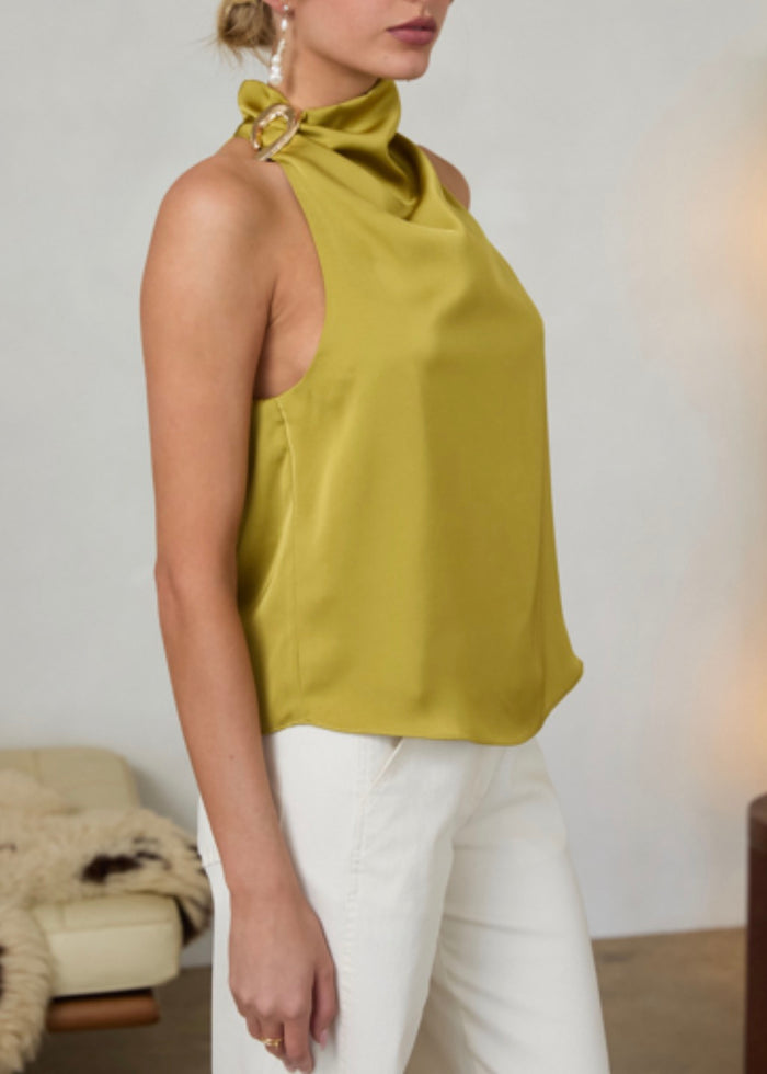 Kylie Sleeveless Halter Top