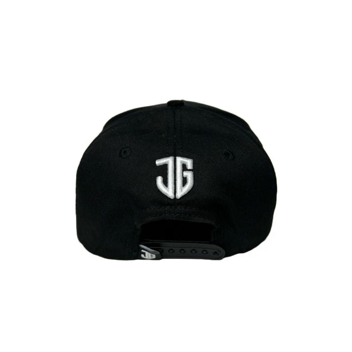 LA Cross Black Embroidered Trucker Hat