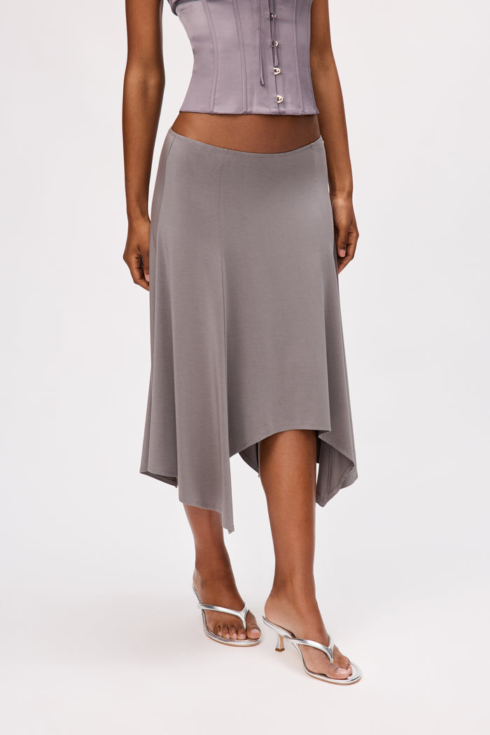 Lana Skirt in Gunmetal