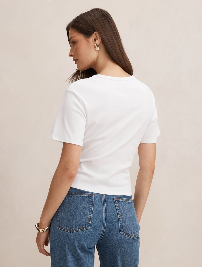 Lani Hardware Detail T-Shirt Forever New