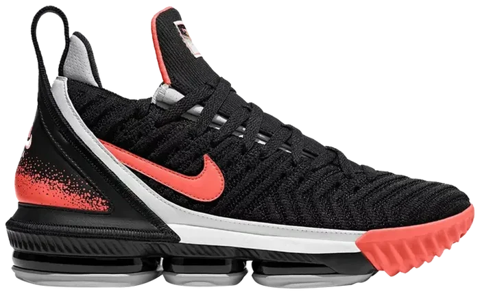 Nike LeBron 16 Black Hot Lava (WORN)