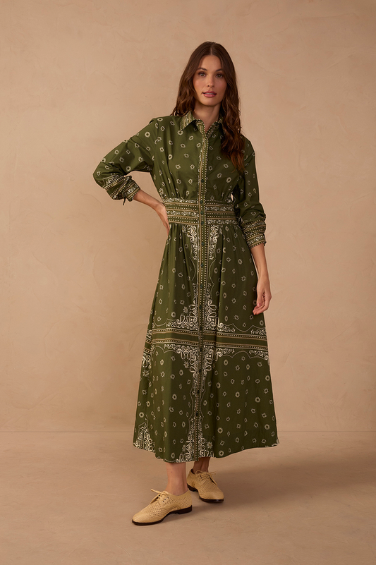 Lenço Solar Print Dress_1