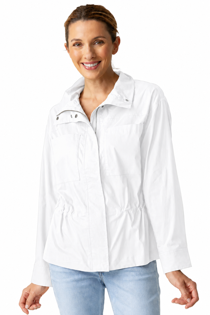 Lightweight Drawstring-Waist Jacket - 17946