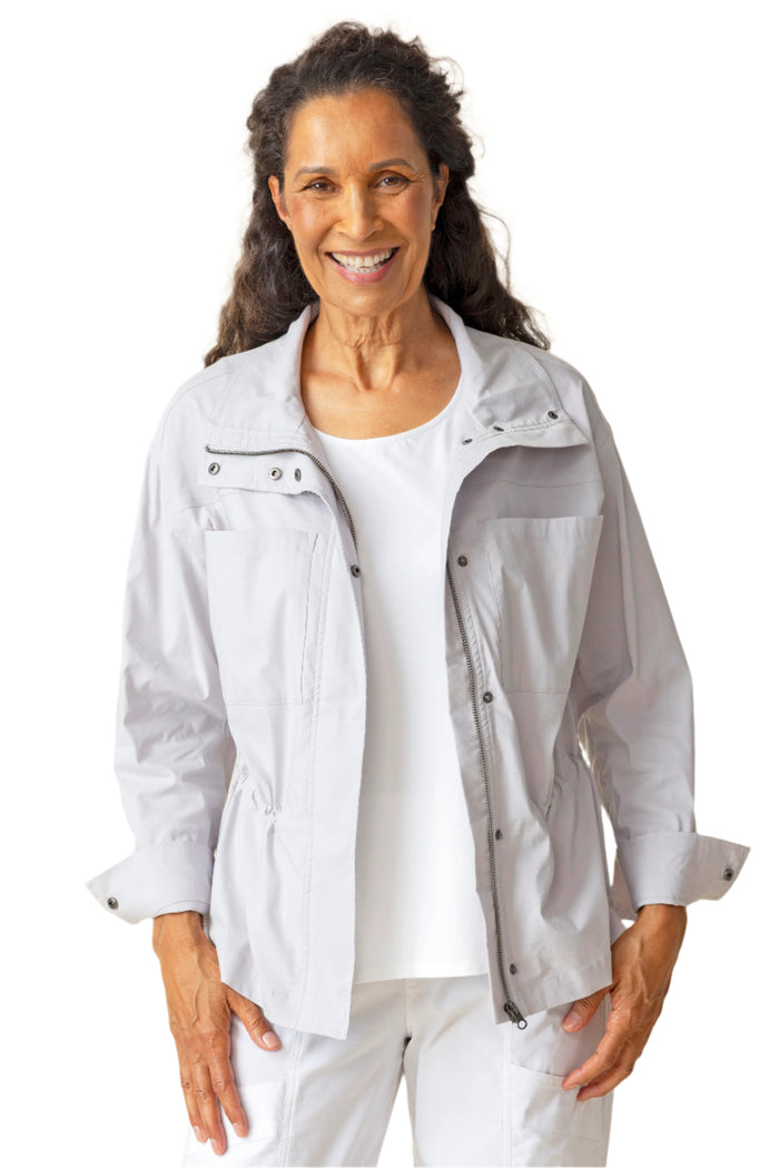 Lightweight Drawstring-Waist Jacket - 17946
