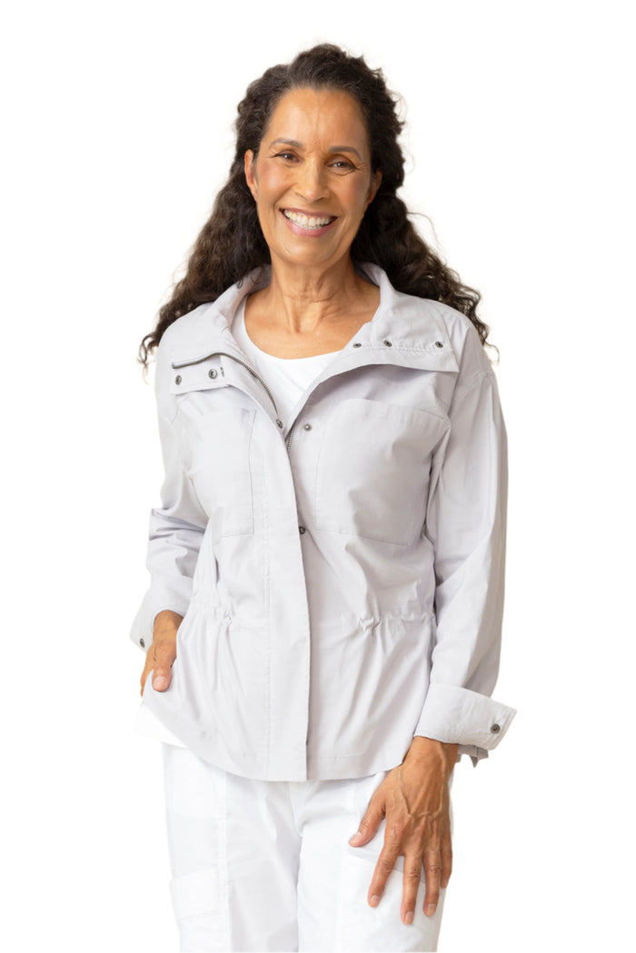 Lightweight Drawstring-Waist Jacket - 17946