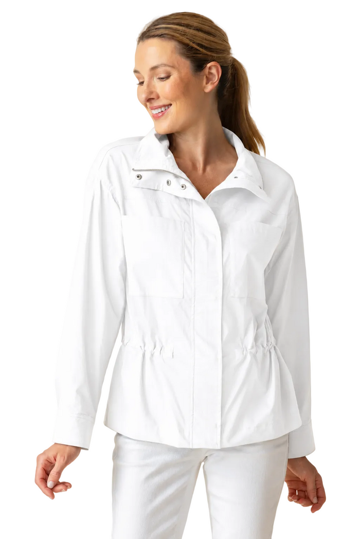 Lightweight Drawstring-Waist Jacket - 17946