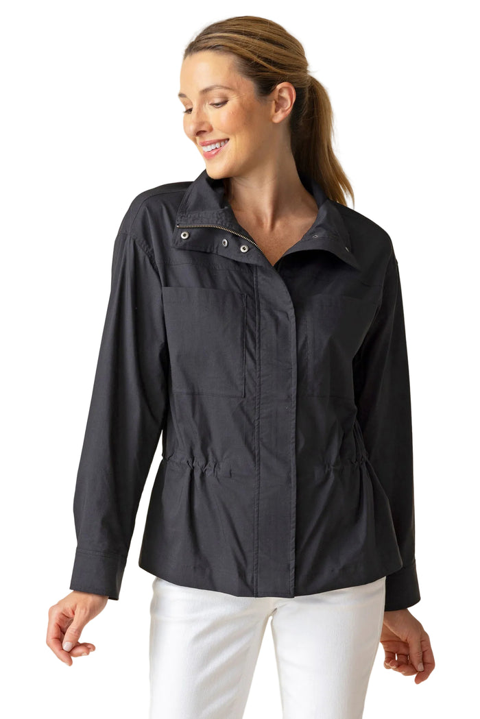 Lightweight Drawstring-Waist Jacket - 17946